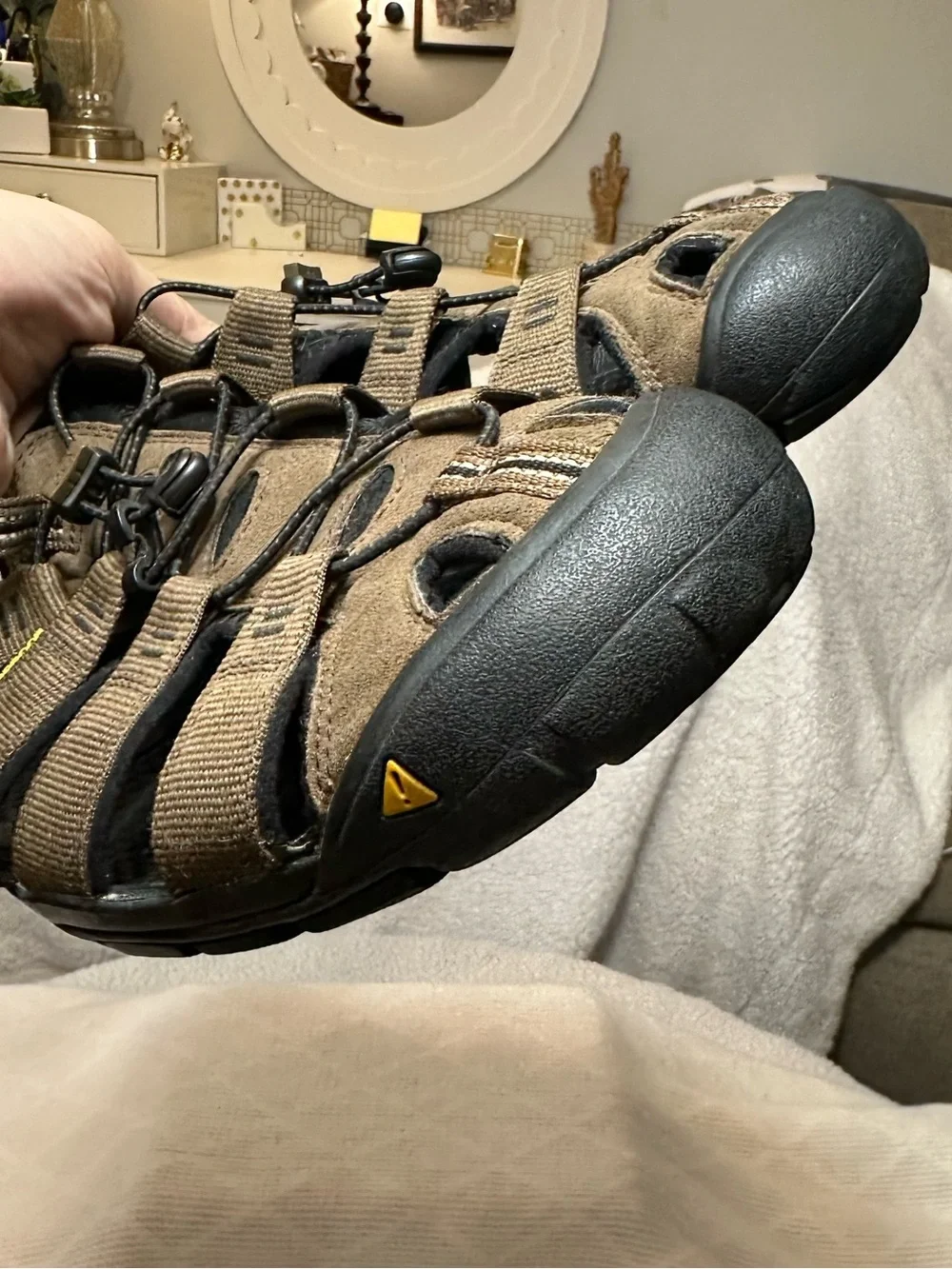 New Men’s Keen sandals 13 EU 47 Newport Clearwater tan brown bison water shoe 13